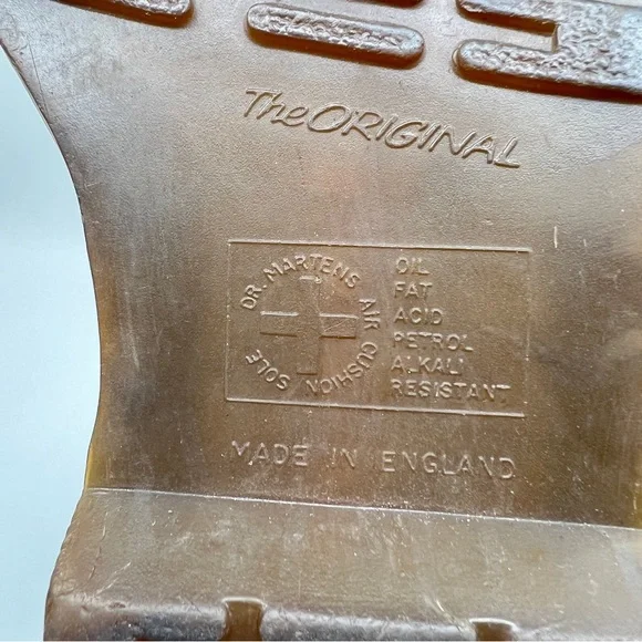 Vintage Made in England Dr. Marten Lace Up Boots - Picture 11 of 15